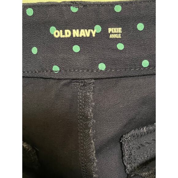 Old Navy Pixie Skinny Pants Women’s size 8 blue polka dot Stretch Office Career - Picture 5 of 7
